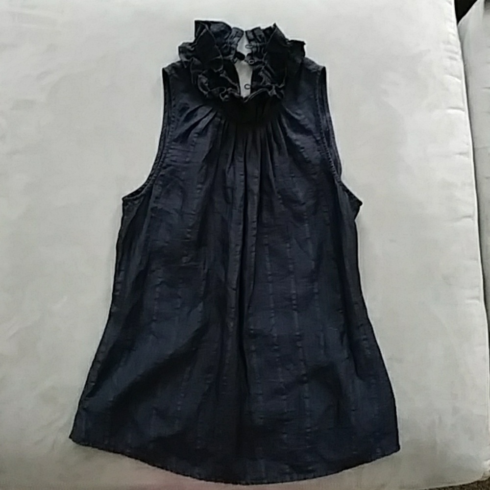 Black tank top blouse